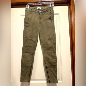 PAIGE - Fatigue Green Jeans - Size 26